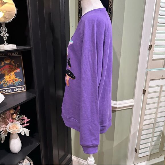 Modest Mouse Embroidered Mushroom Crewneck Sweatshirt – Size M RARE ITEM - Picture 6 of 11